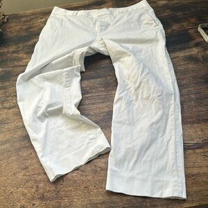 Banana republic white Hampton pant size 14